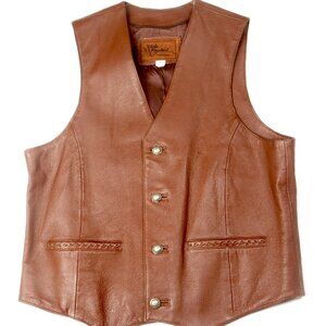 Leather Vest Handmade from Arturo Echo Mountain